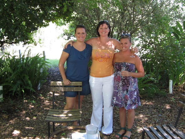 Monique Roden - lunching in Cape Town